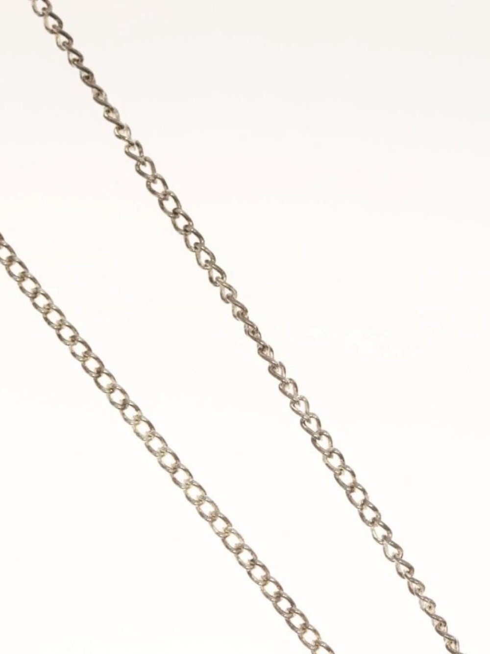 CHANEL Clover Necklace metal Silver CC - Picture 6 of 16